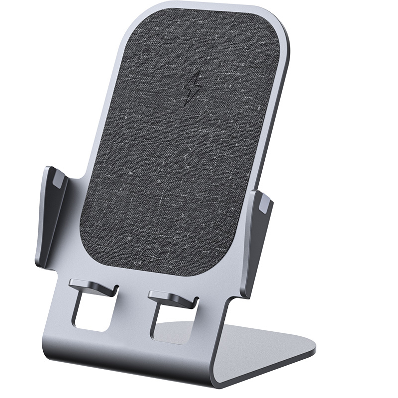 Suport Birou Telefon Incarcare Wireless Veger Y53 , FastCharge 15w, Aluminiu